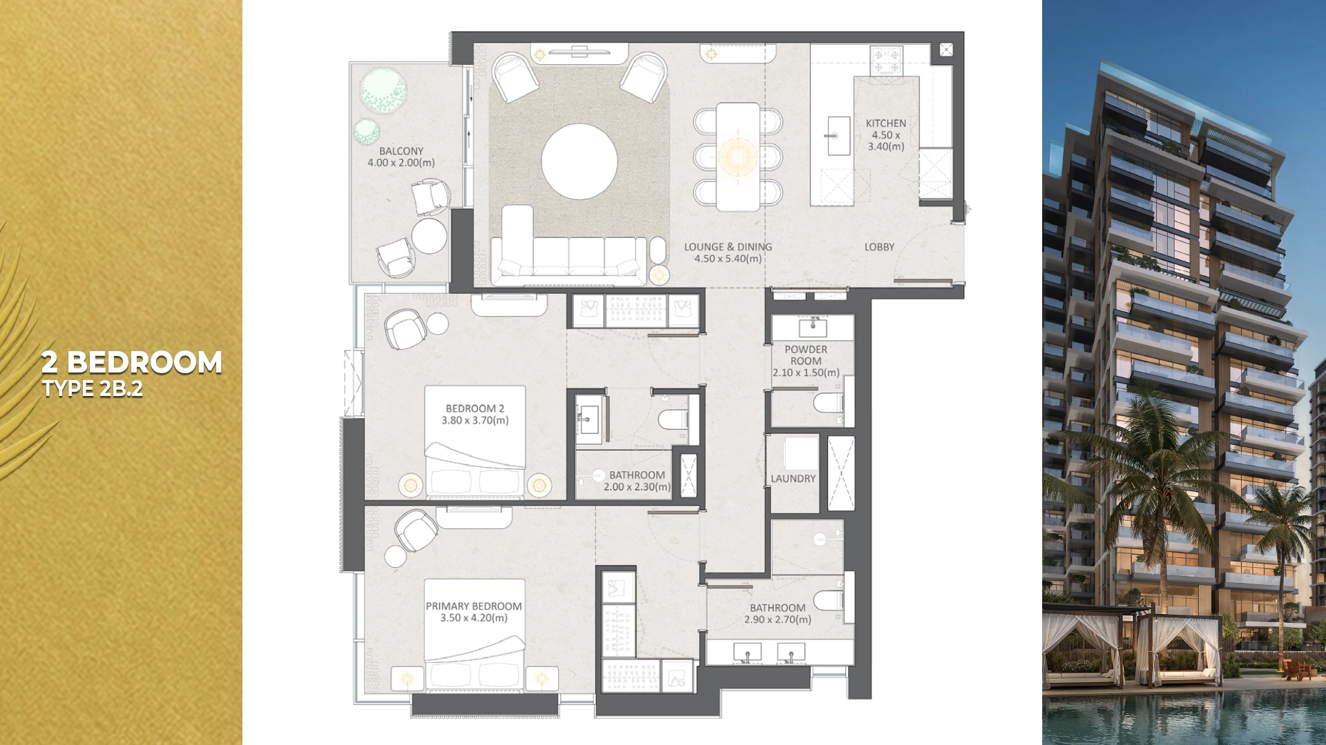2 BR - Type B